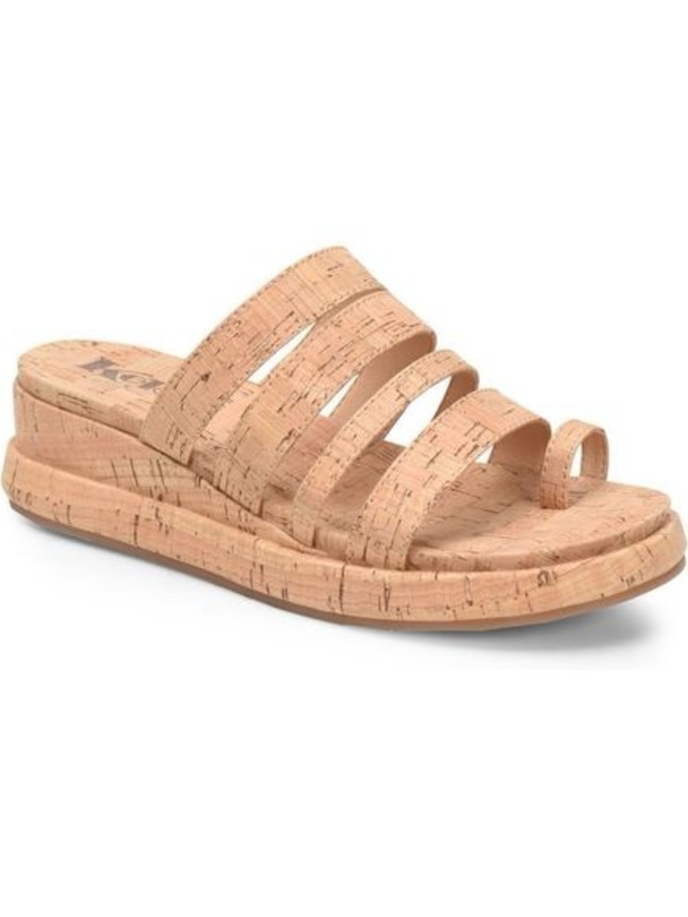 Kork-Ease Strappy Slide Sandal - Beige size 9